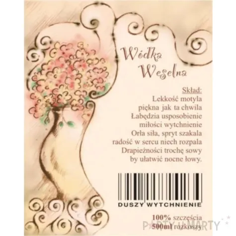 etykiety na butelke 50 kompletow 1 op