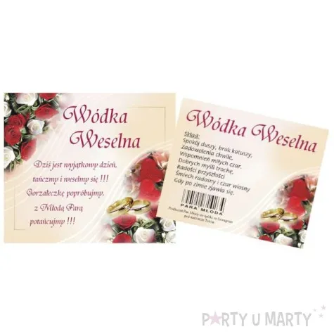 etykiety na butelke de luxe 0 5l 50 kompletow