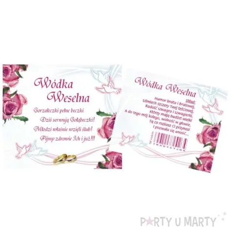 etykiety na butelke de luxe 0 5l 50 kompletow