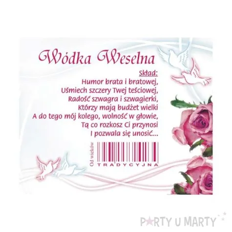 etykiety na butelke de luxe 0 5l 50 kompletow