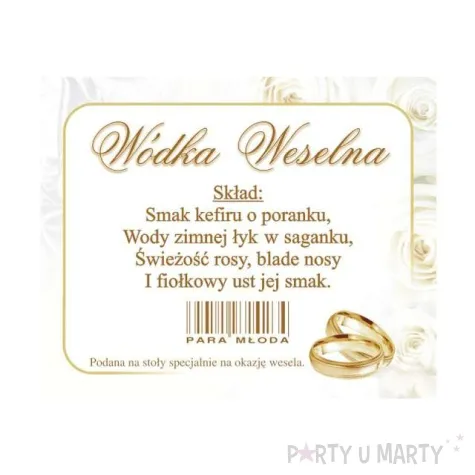 etykiety na butelke de luxe 0 7l 50 kompletow