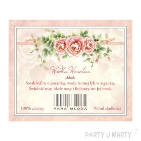 etykiety na butelke de luxe 0 7l 50 kompletow