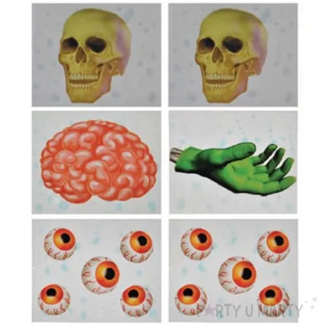 etykiety na butelke halloween przezroczyste 6 szt