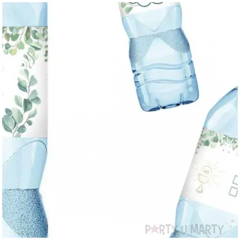 etykiety na wode mineralna komunia swieta eukaliptus beauty 45x225 mm 3 szt