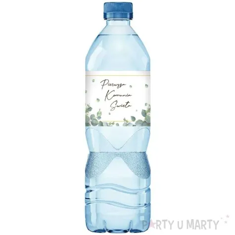 etykiety na wode mineralna komunia swieta eukaliptus z hostia 45x225 mm 3 szt