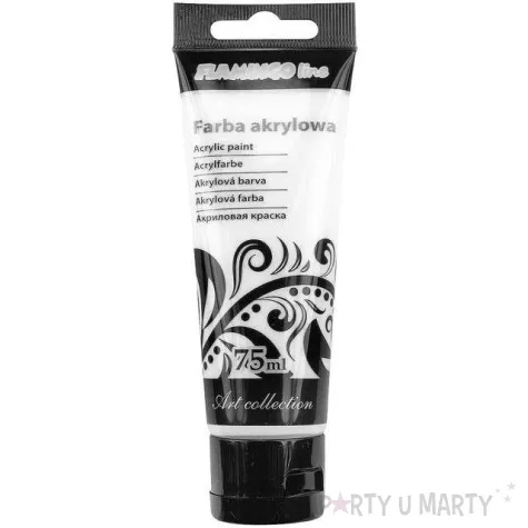 farba akrylowa art collection bialy tytanowy flamingo 75ml