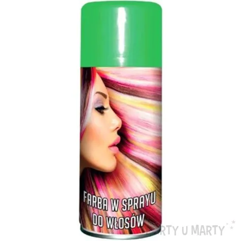 farba do wlosow w sprayu glitter zielona aliga 175 ml