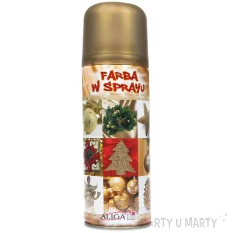 farba w sprayu classic aliga zlota 250 ml