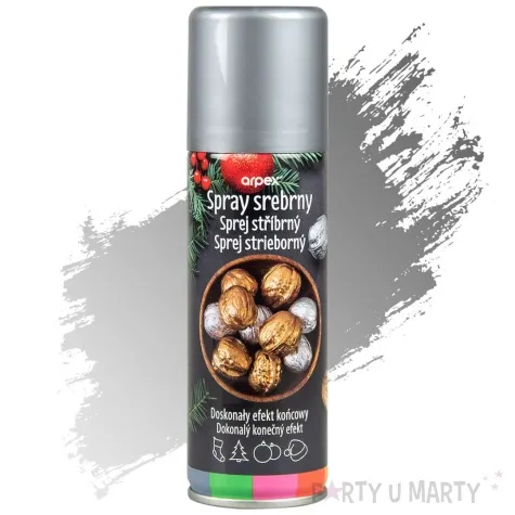 farba w sprayu classic arpex srebrny 125 ml