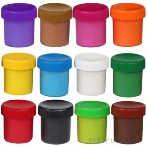 farby plakatowe szkolne mix titanum 20 ml 12 szt