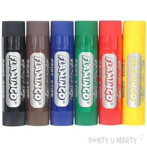 farby plakatowe w sztyfcie mix flamingo 20 ml 6 szt