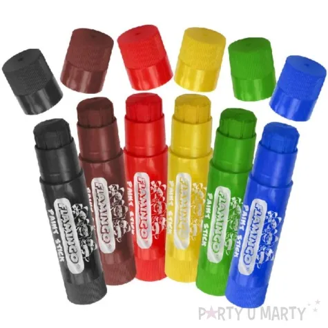 farby plakatowe w sztyfcie mix flamingo 20 ml 6 szt