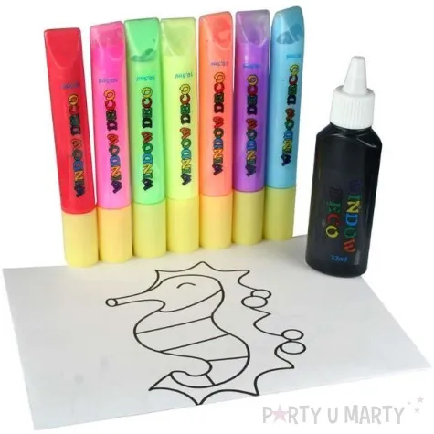 farby witrazowe classic mix 10 5 ml titanum 7 szt