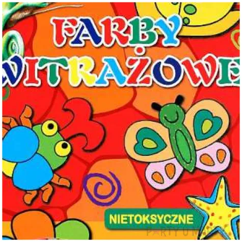 farby witrazowe classic mix 22 ml titanum 7 szt