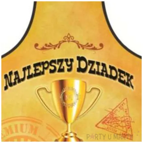 fartuch kuchenny najlepszy dziadek na swiecie party tino
