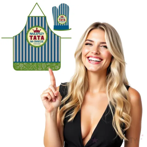 fartuch kuchenny najlepszy tata rekawica topgift