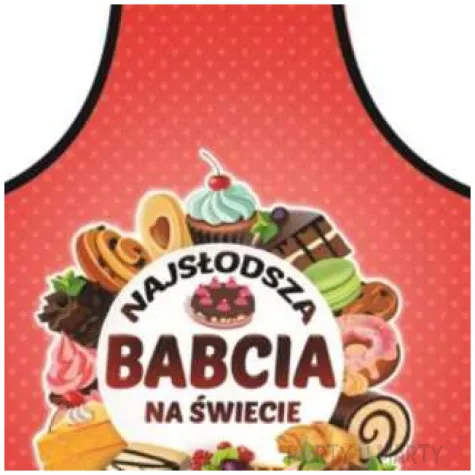 fartuch kuchenny najslodsza babcia party tino