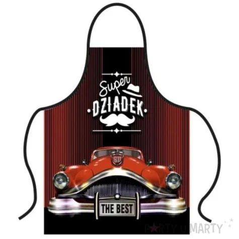 fartuch kuchenny super dziadek w stylu retro party tino