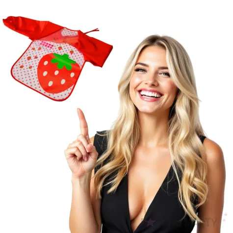 fartuszek malarski truskawka scool rozm 5 7 lat