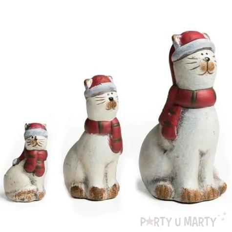 figurka 3 kotki swiateczne gm