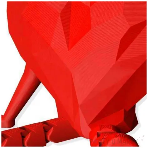 figurka czerwone geometryczne siedzace serce z nogami dekoracja na walentynki wesele 6 cm