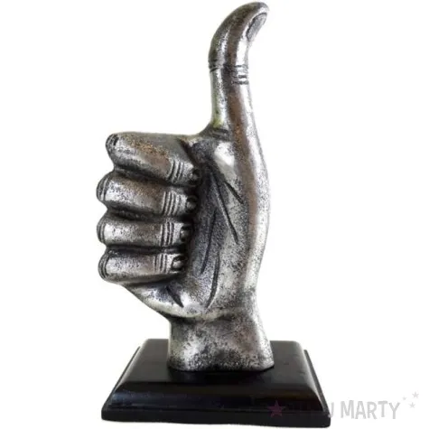 figurka dlon okej srebrna kemis 20 cm