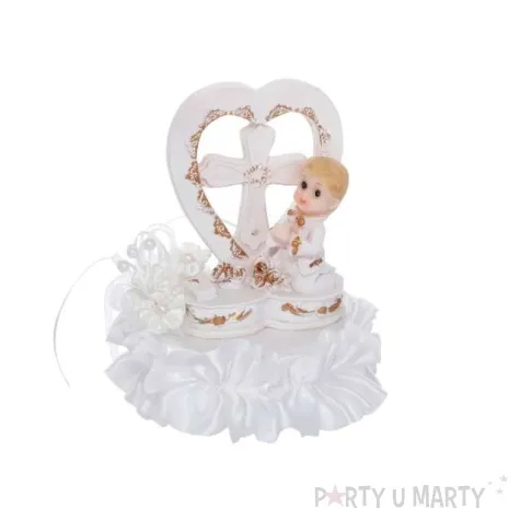 figurka komunijna na tort 12cm chlopiec 1 szt