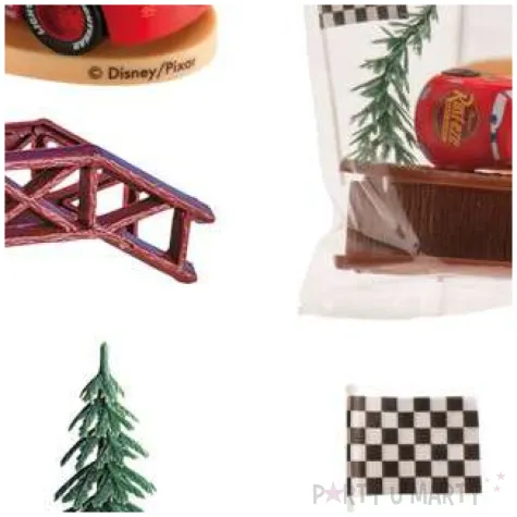 figurka na tort cars auta zestaw dekora