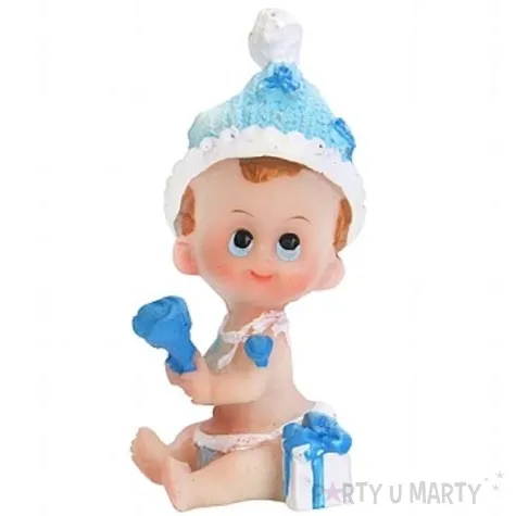 figurka na tort chlopiec z grzechotka