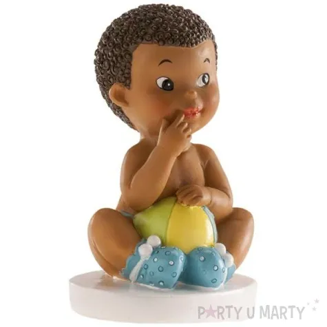 figurka na tort chlopiec z pilka dekora 10 cm