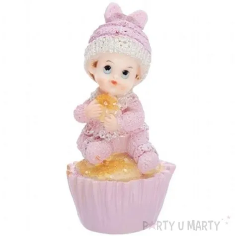 figurka na tort dziewczynka na ciastku 9 5 cm