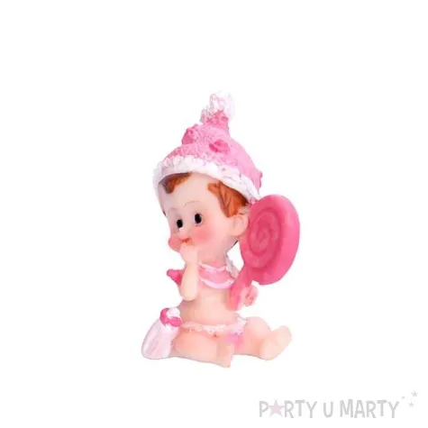 figurka na tort dziewczynka z lizakiem