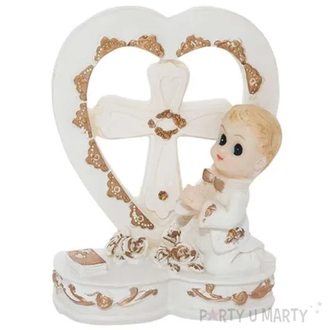 figurka na tort i komunia sw chlopiec 9 cm