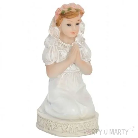 figurka na tort i komunia sw dziewczynka 11 cm