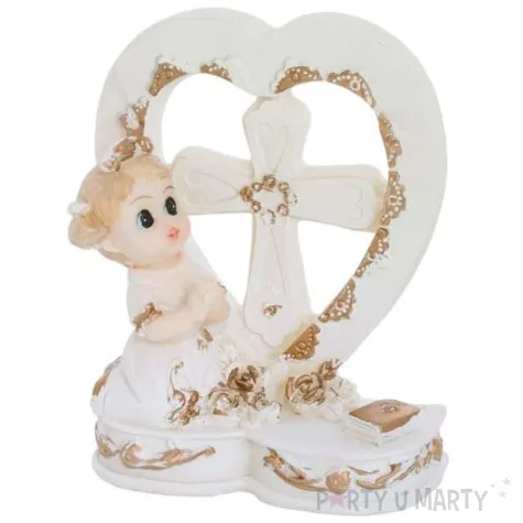 figurka na tort i komunia sw dziewczynka 9 cm