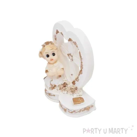 figurka na tort i komunia sw dziewczynka 9 cm