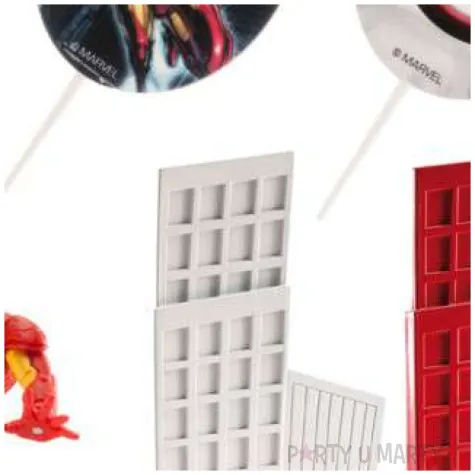 figurka na tort iron man zestaw dekora 8 cm