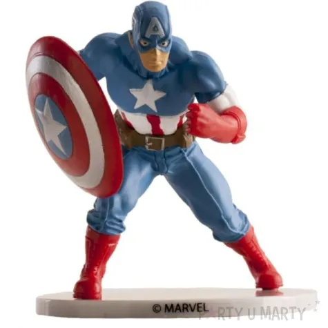 figurka na tort kapitan ameryka dekora 9 cm