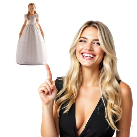 figurka na tort komunia dziewczynka w bialej sukni dekora 15 cm