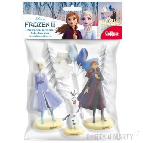 figurka na tort kraina lodu elsa anna olaf zestaw dekora 9 5 cm