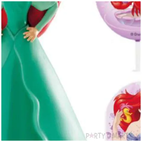 figurka na tort ksiezniczka ariel zielona dekora 8 5 cm