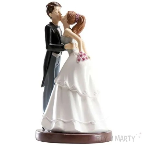 figurka na tort mloda para pocalunek dekora 16 cm