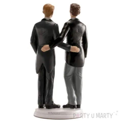 figurka na tort panowie mlodzi dekora 19 cm