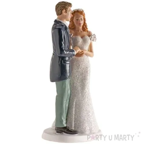 figurka na tort para mloda obraczki dekora 16 cm