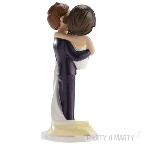 figurka na tort para mloda puszczajaca oczko dekora 16 cm