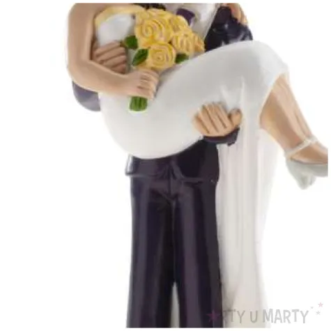 figurka na tort para mloda puszczajaca oczko dekora 16 cm