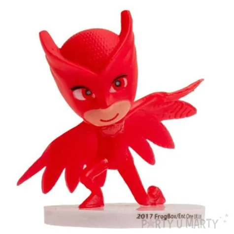 figurka na tort pj masks owlette dekora 8 5 cm