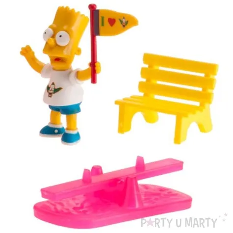 figurka na tort simpson zestaw dekora 3 szt