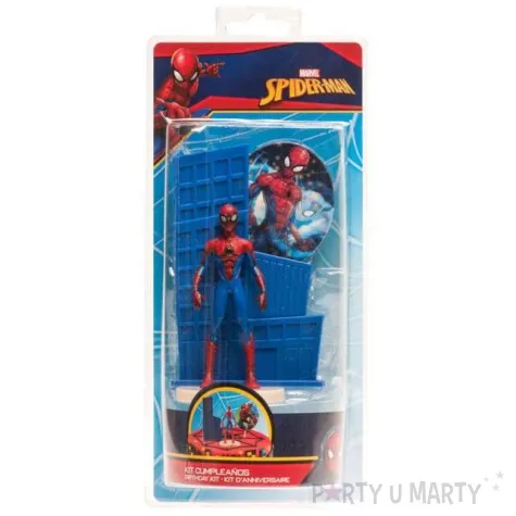 figurka na tort spiderman zestaw dekora