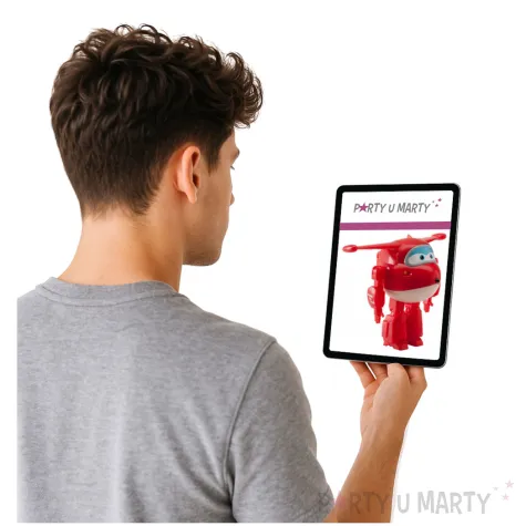 figurka na tort super wings jett dekora 7 cm